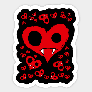 Vampire Heart Sticker